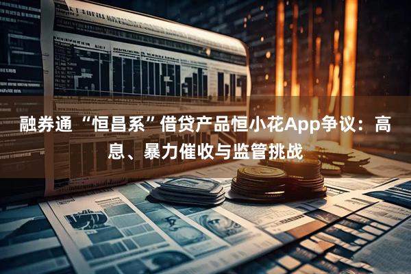 融券通 “恒昌系”借贷产品恒小花App争议：高息、暴力催收与监管挑战