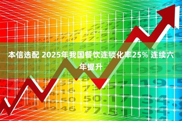 本信选配 2025年我国餐饮连锁化率25% 连续六年提升